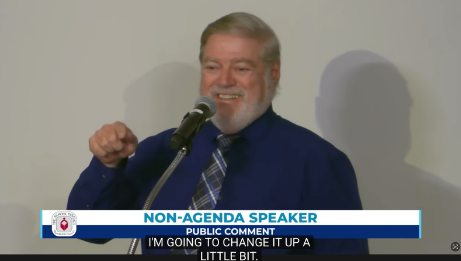 Don speaking